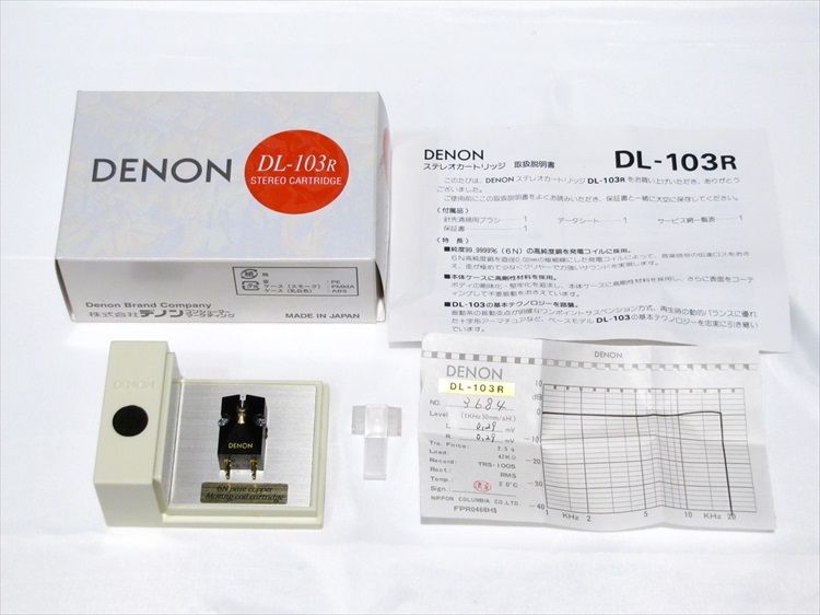 DENON DL-103R カートリッジ SONY ヘッドシェル 中古品 DENON DL-103R