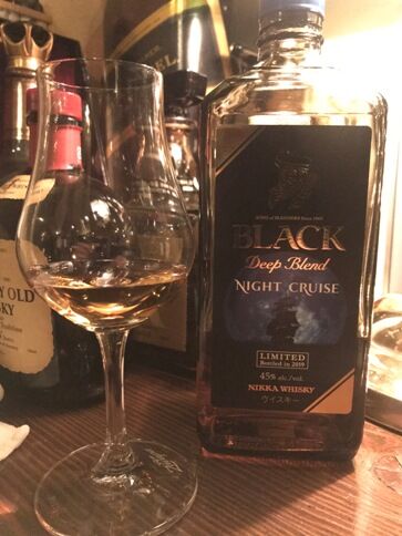 ウイスキー NIKKA BLACK Deep Blend NIGHT CRUISE Review】Black Nikka