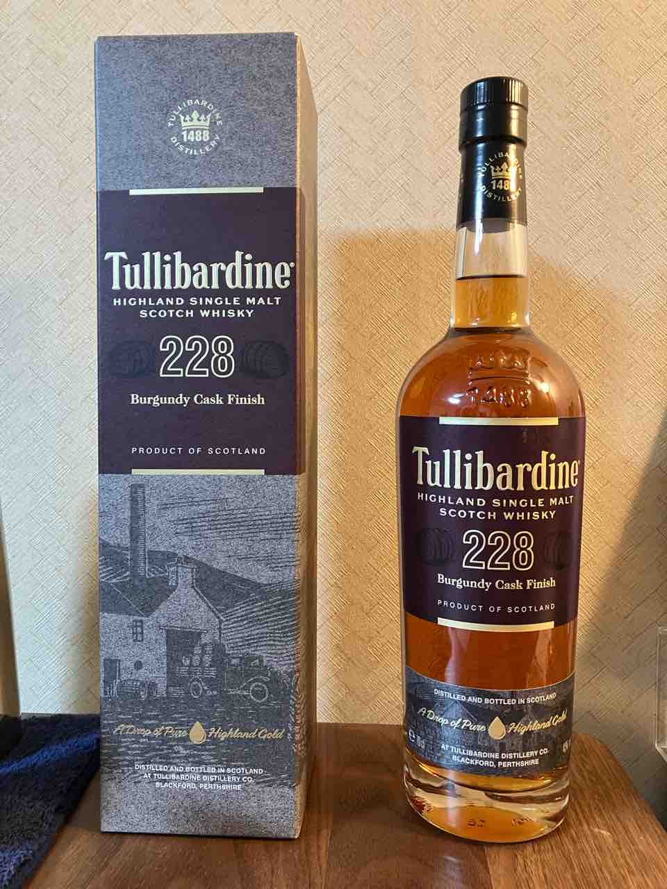 タリバーディンTullibardine Old Malt Cask28年