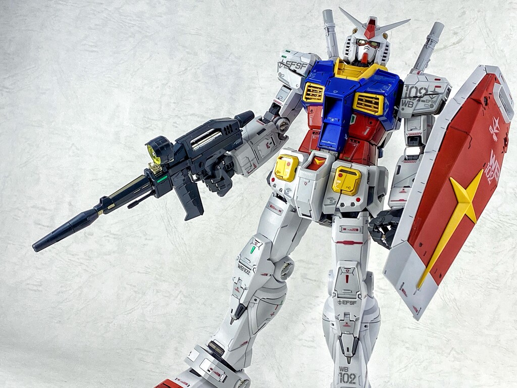 PG 1/60 RX-78-2 ガンダム 機動戦士ガンダム 組み立て途中