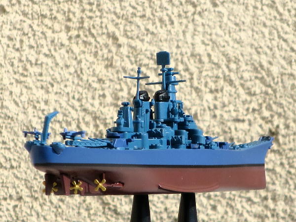 極希少（青色）美品 大正時代◇アメリカ海軍 戦艦 メイン号 ガラス