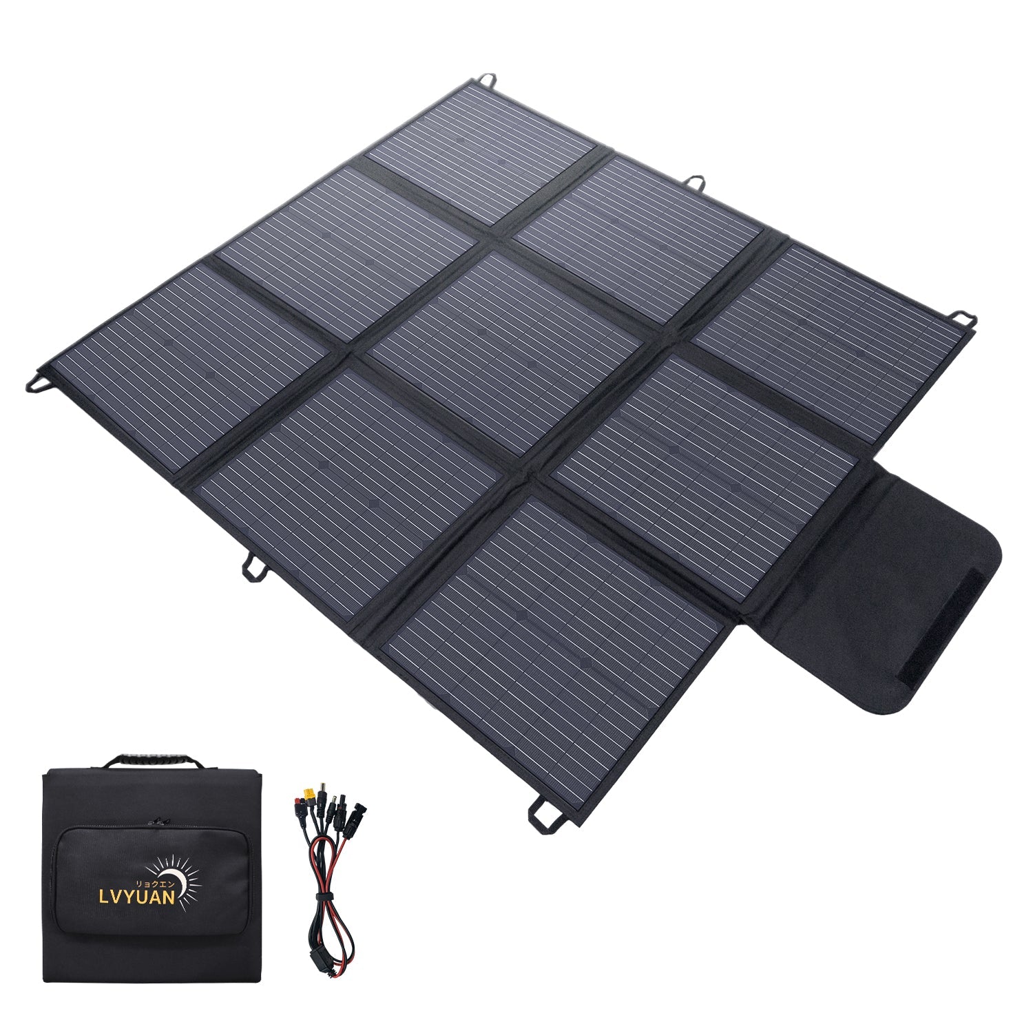 新品］折り畳みソーラーパネル200W