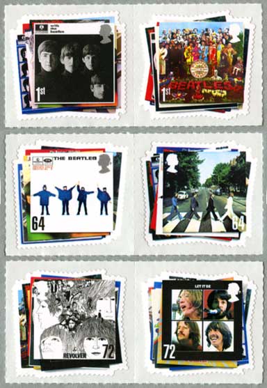 ビートルズ 切手 イギリス 2007年 ビートルズ切手 - 趣味の切手専門店