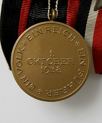 W帝政ドイツ軍/アンハルト公国＊在郷軍人3連メダルバー（実物） W帝政