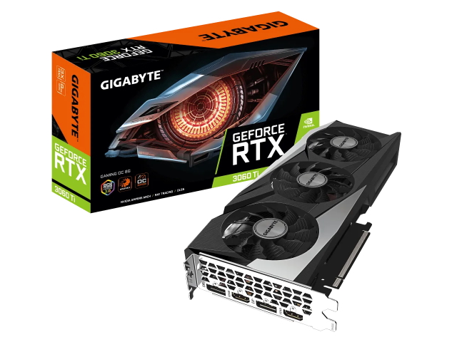 GIGABYTE GeForce RTX 3060 Ti GAMING OC 8G (rev. 2.0) WINDFORCE