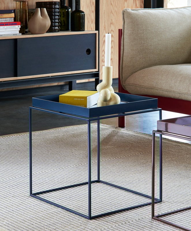 HAY Tray table medium square, deep blue | Finnish Design Shop NL