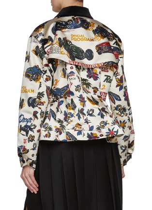 25ss Sacai Car Race Print Knit Blouson SACAI 25SS Car Race Print