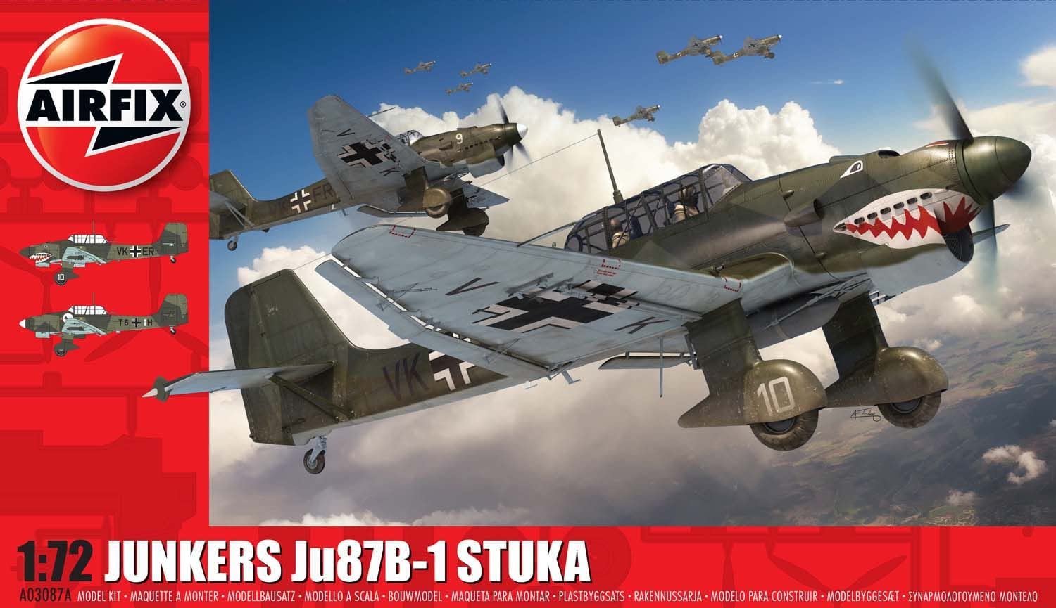 Amazon | エアフィックス(Airfix) 1/72 ドイツ空軍 ユンカース Ju87 B