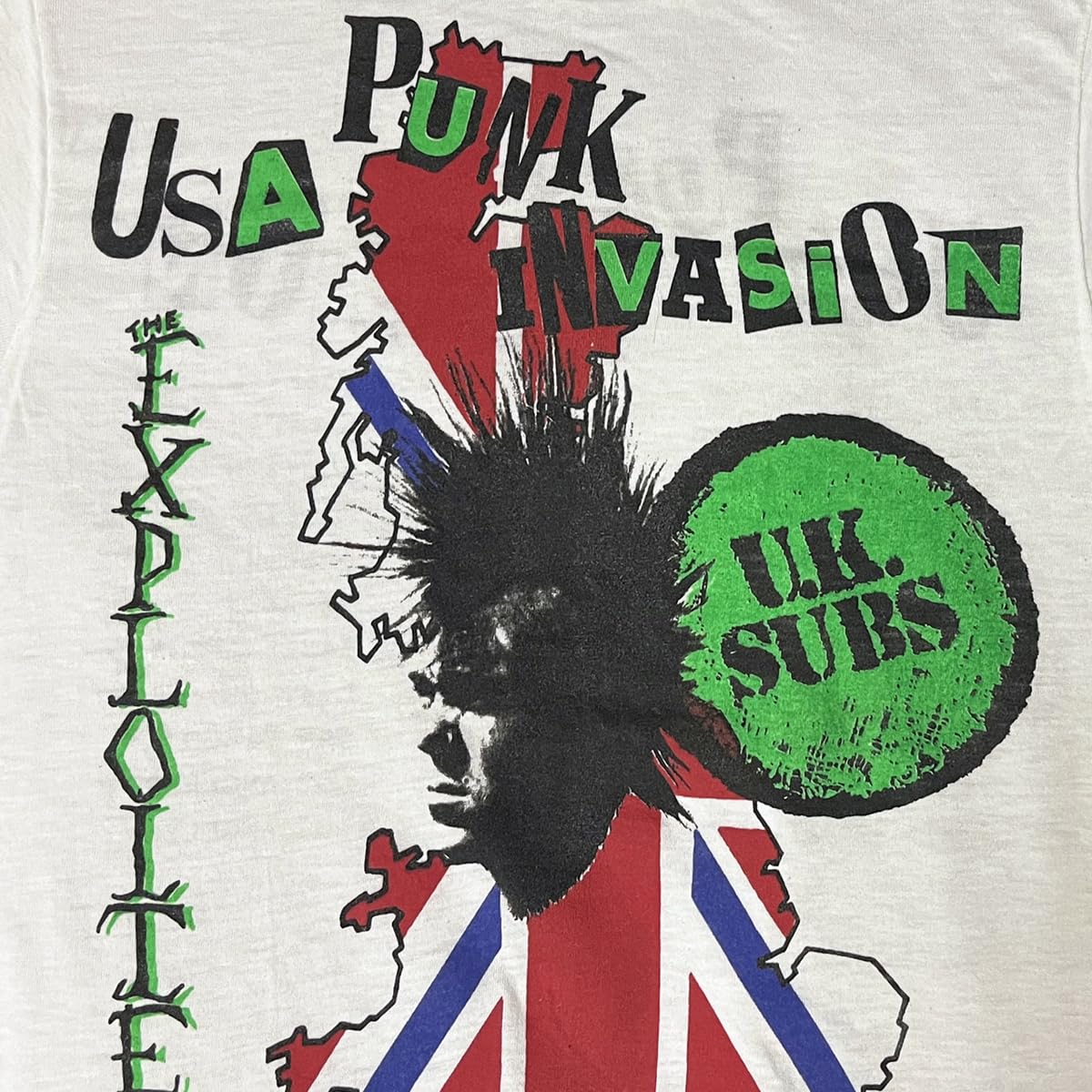 英国製PunkガーゼTシャツ80年代ビンテージ 英国製PunkガーゼTシャツ80