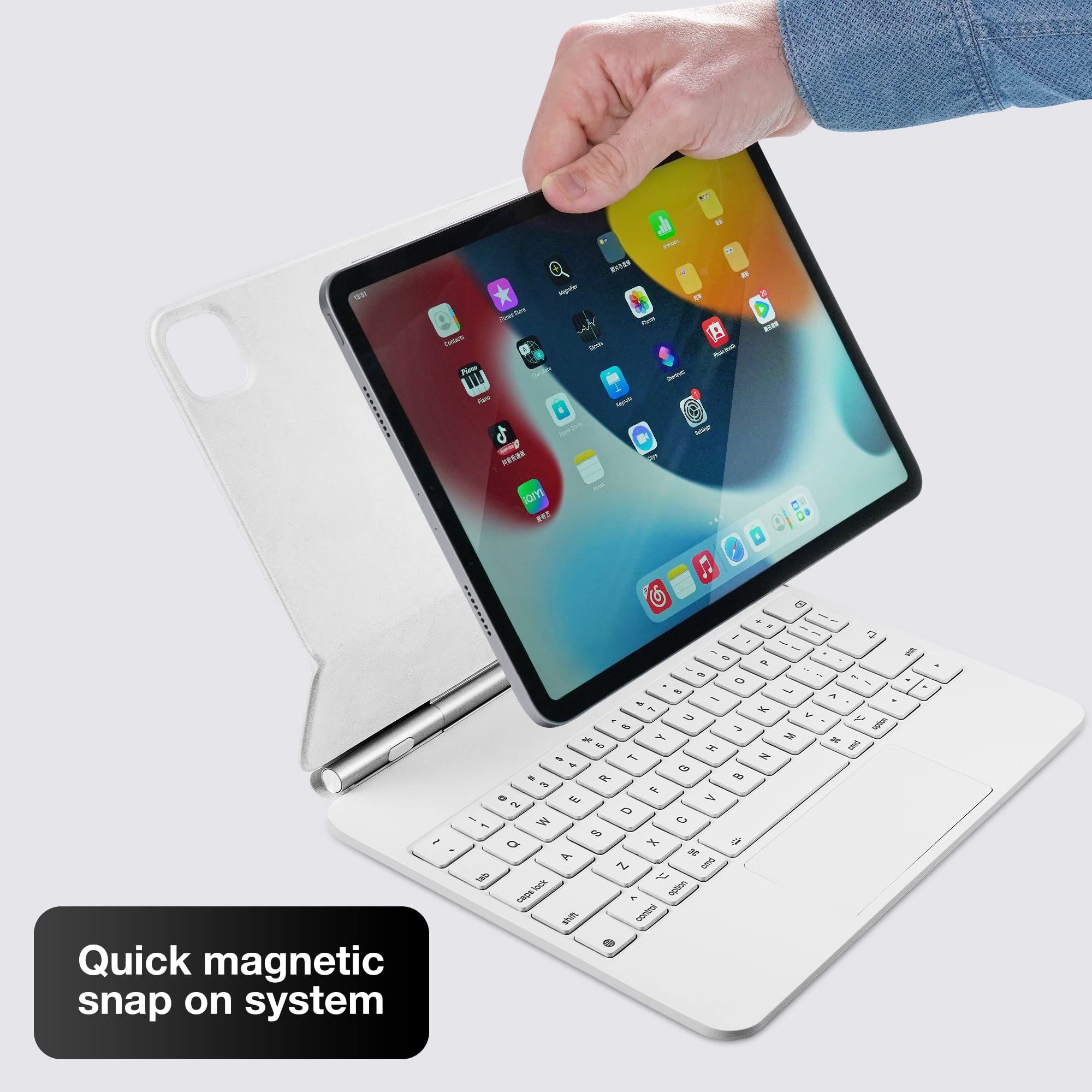 Amazon.com: InUnion Magic Keyboard for iPad Pro 13 Inch (M5/M4