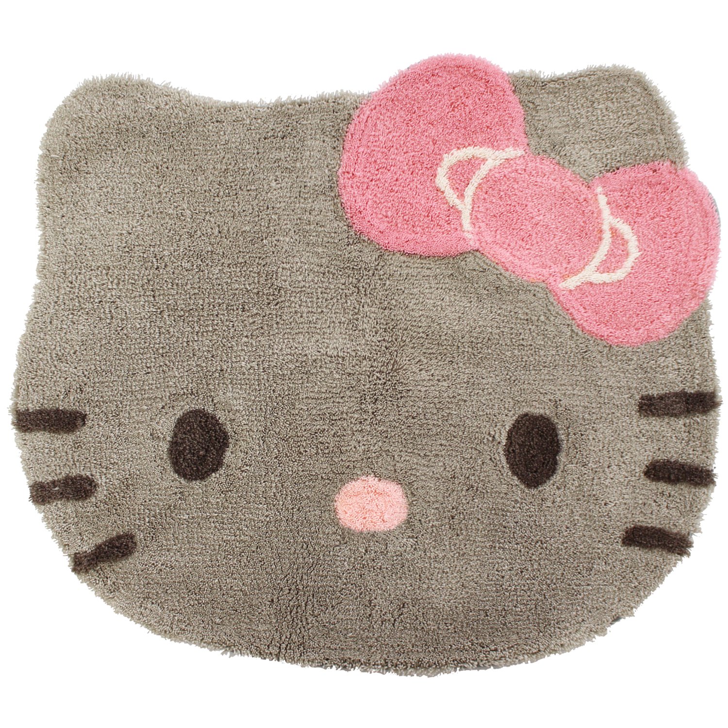 Amazon｜オカ ハローキティダイカット フロアマット Mサイズ(約55×63cm