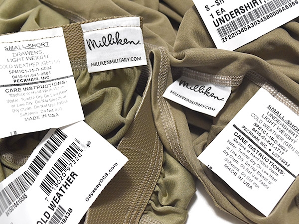 米軍実物 GEN3 ECWCS LEVEL1 アンダーシャツ アンダーパンツ セット