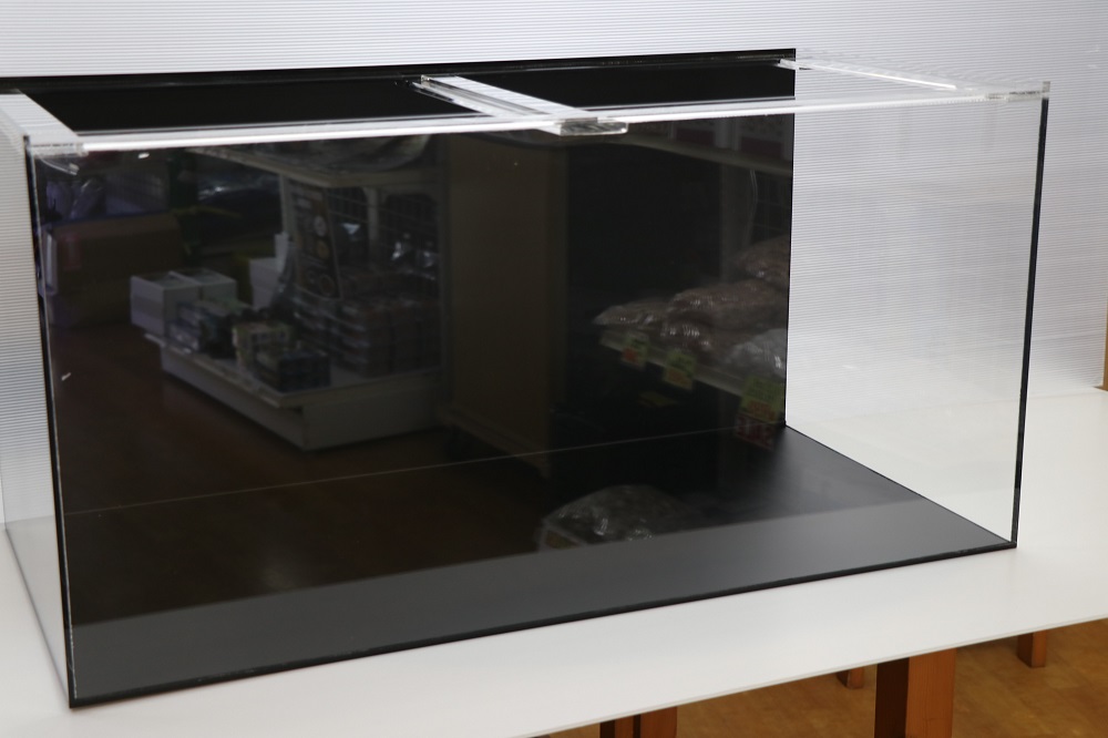 90x45x452面ブラックアクリル水槽 - 熱帯魚のmishima