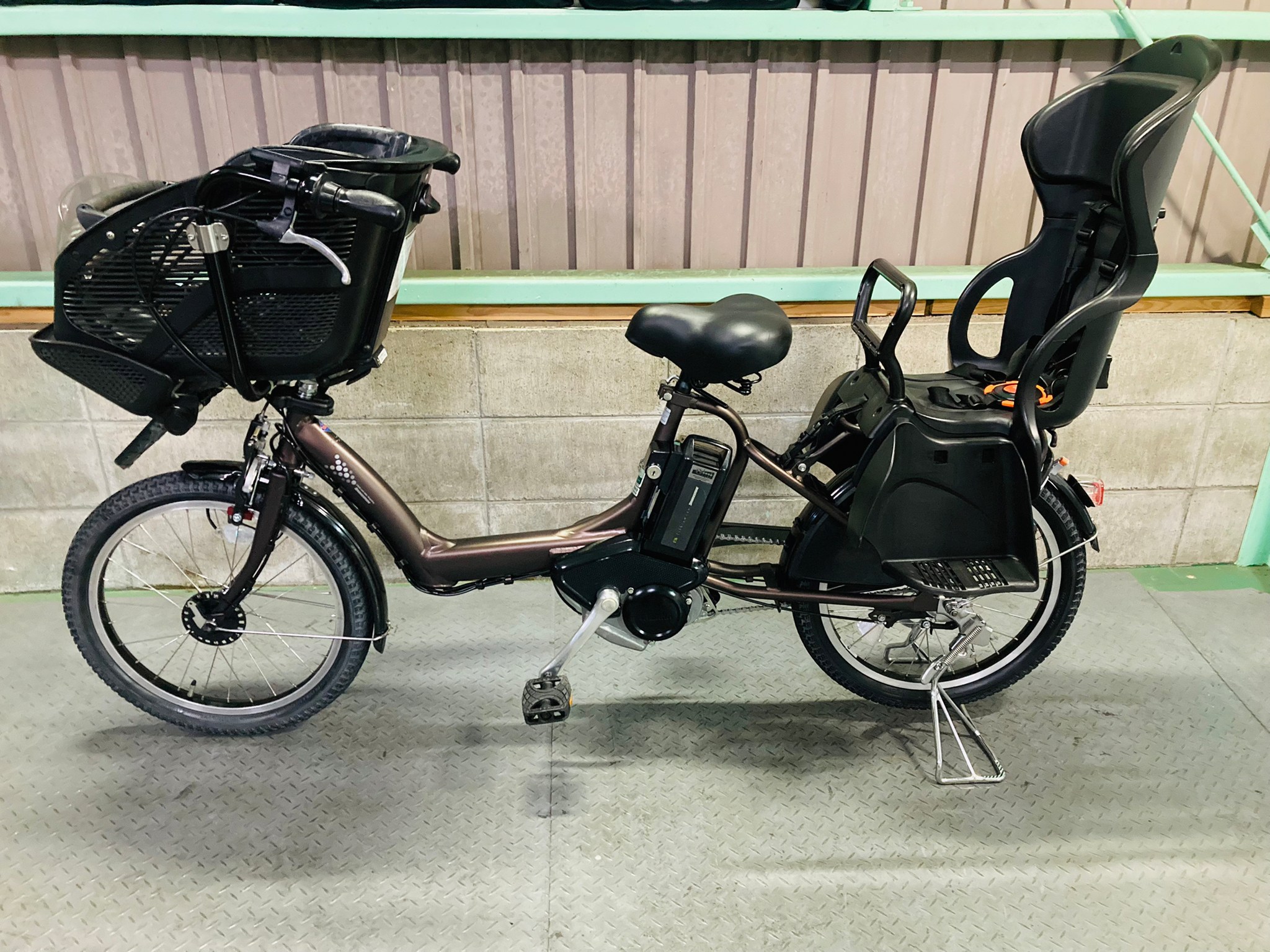 電動自転車 ブリヂストン 20インチ 子供乗せ アシスト 中古 112803
