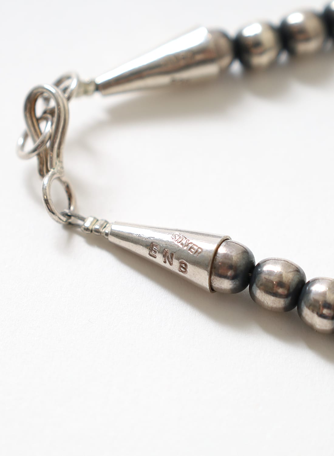 NAVAJO PEARL SILVER NECKLACE 8MM|ナバホパール シルバーネックレス