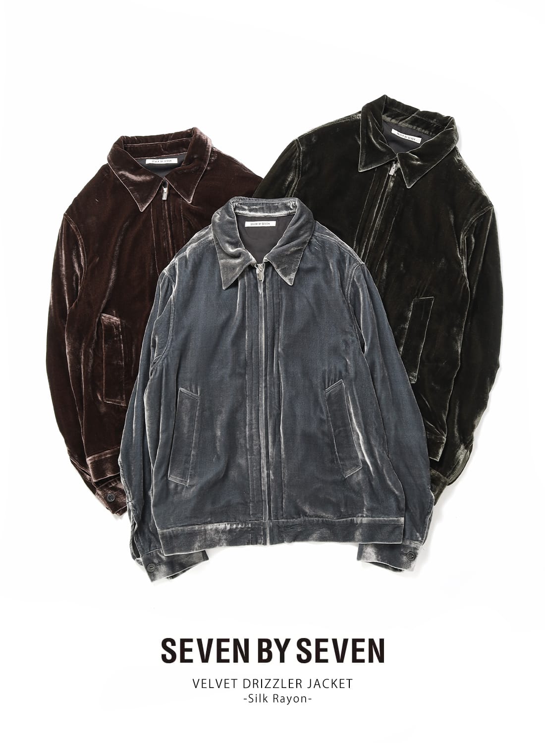 VELVET DRIZZLER JACKET -SILK RAYON-|ベルベット ドリズラー