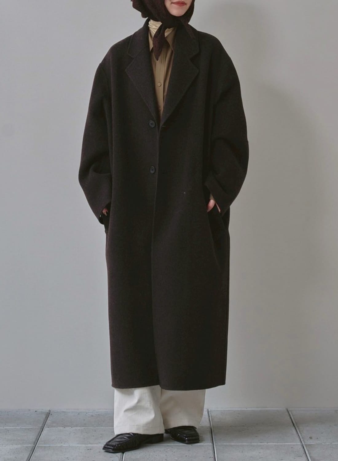 WOOL OVER COAT|ウール オーバー コートウール オーバー コート| MOONLOID