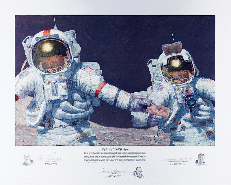 YELLOWKORNERフォトアート「Alan Bean, Apollo 12」 Alan Bean, Apollo