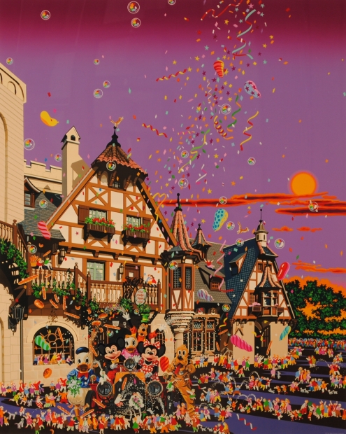 ヒロヤマガタ【マーク トゥエイン号】 ディズニー シルクスクリーン