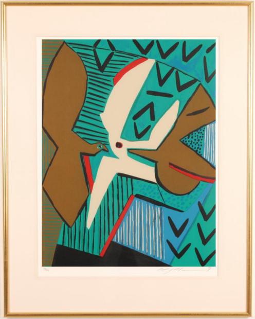 現代アートの絵画をリトグラフの版画で制作した池田満寿夫の現代アート