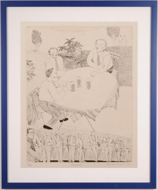 真作】山本容子 銅版画 限定30部 大判シート4枚 直筆サイン エッチング