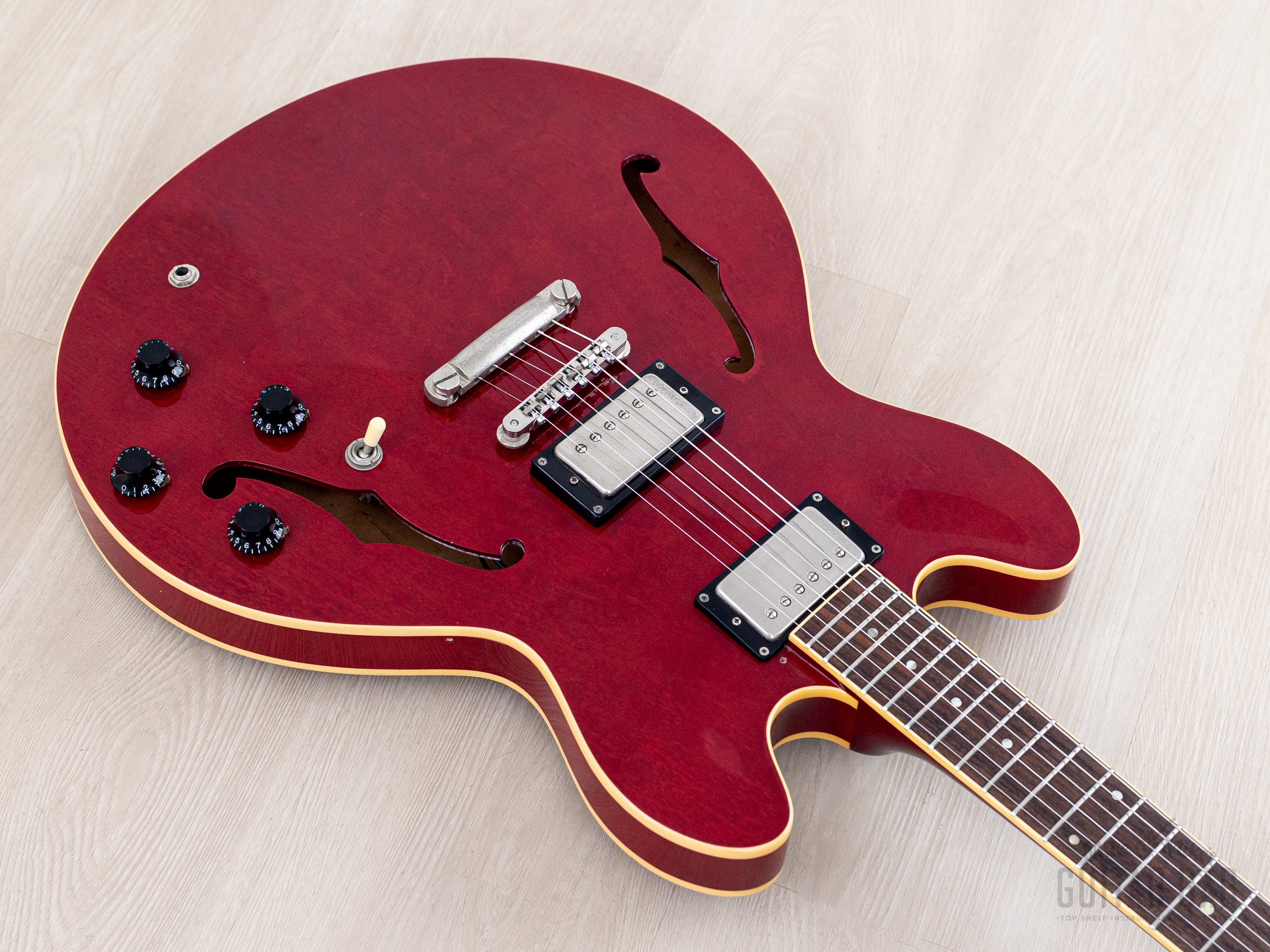 2000 Epiphone by Gibson ES-335 Dot Semi Hollow Guiar Cherry, Pre-Eliti