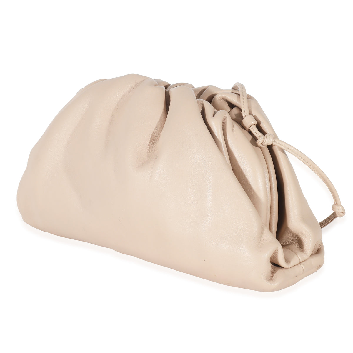 Bottega Veneta Almond Calfskin Mini Pouch | myGemma | Item #132982