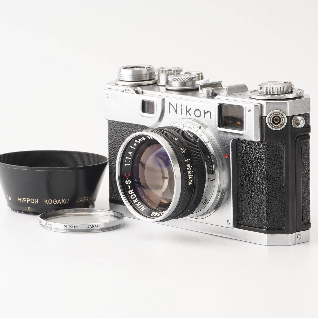 ニコン Nikon S2 + NIKKOR-S.C 5cm F1.4 フィルム レンジファインダー