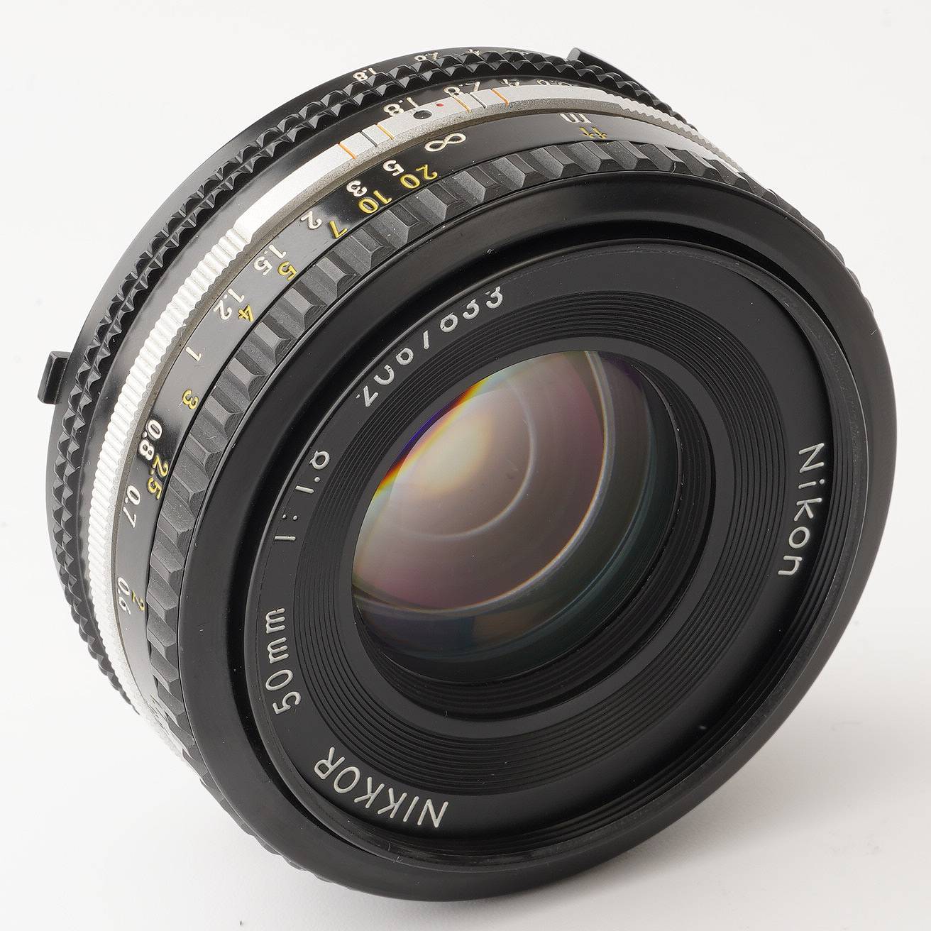 ニコン Nikon Nikkor Ai-S 50mm f/1.8 パンケーキ 単焦点レンズ F