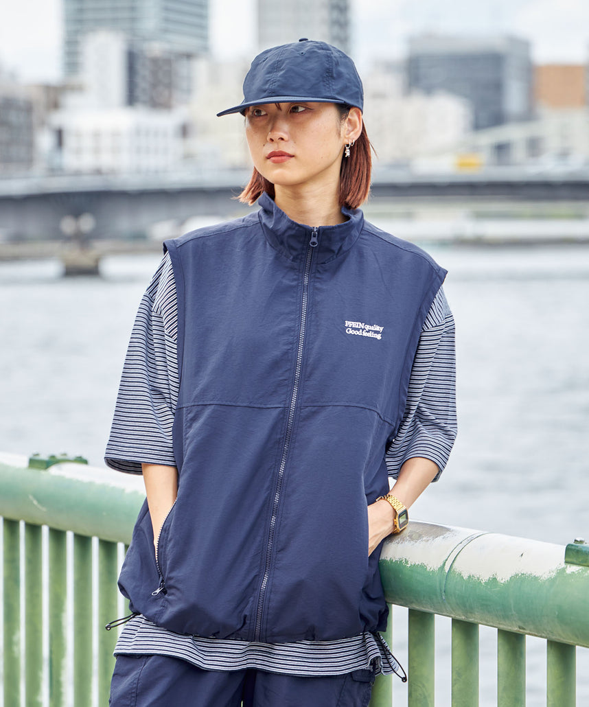 NONTOKYO ナイロンベスト navy