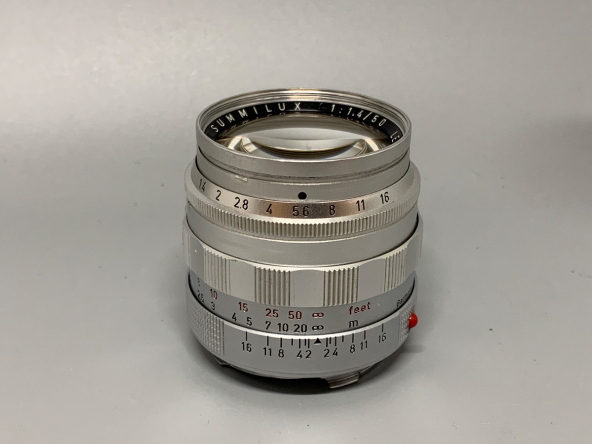 中古：AB(良品)】ライカ ズミルックスM 50mm F1.4 初期 クローム 逆