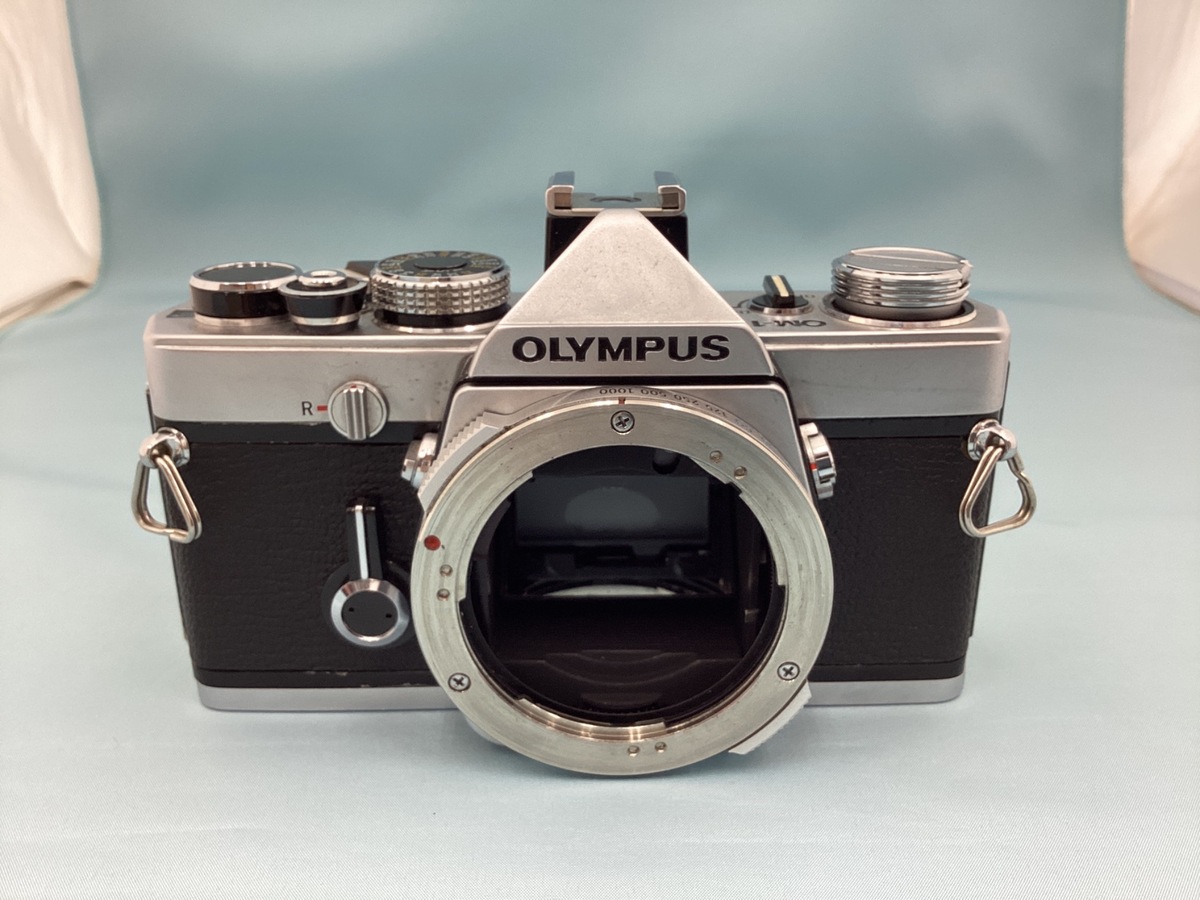 OLYMPUS OM-1 オリンパスフィルムカメラ 50mm F 1.8シルバー