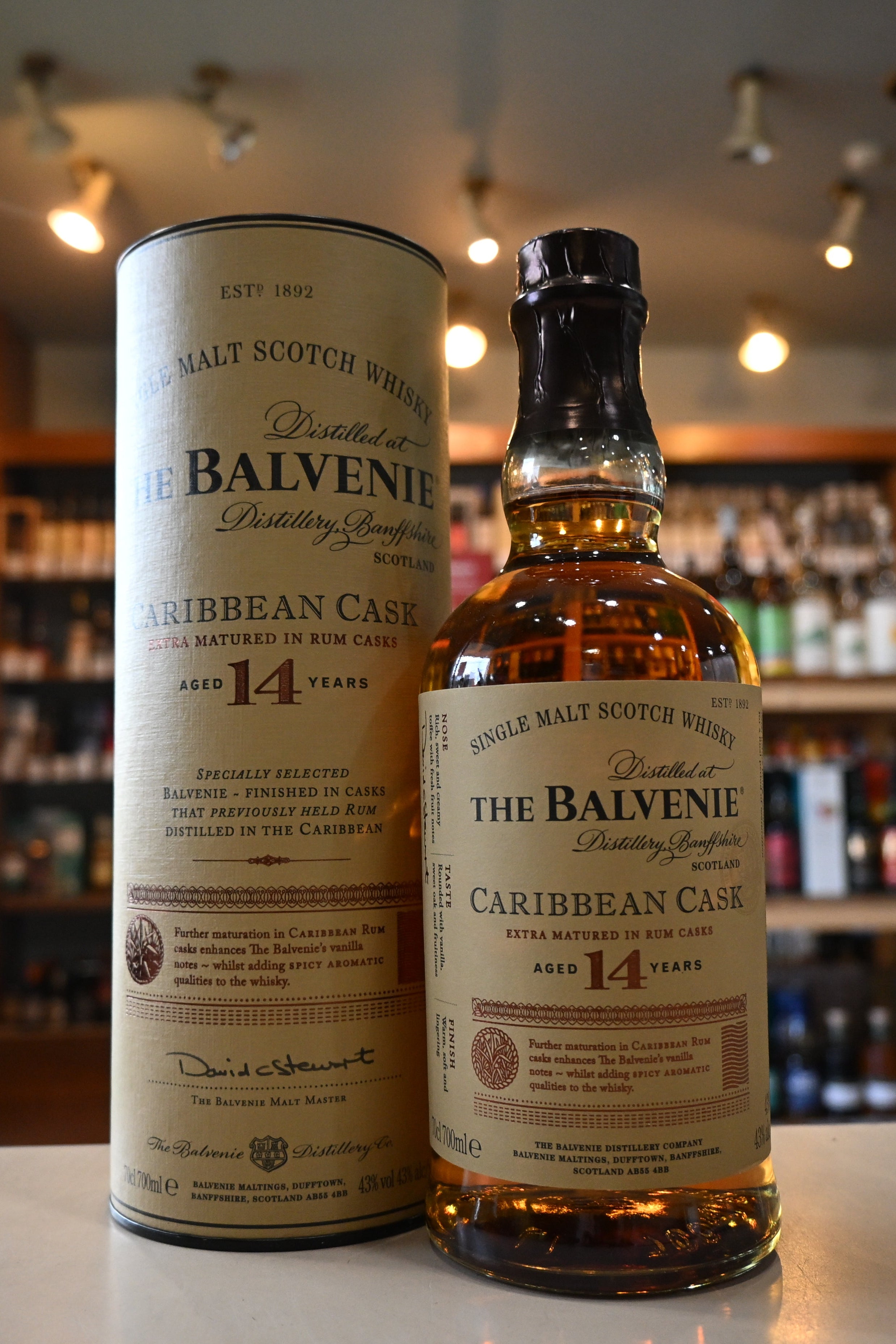 バルヴェニー 14年 カリビアンカスク THE BALVENIE CARIBBEAN CASK