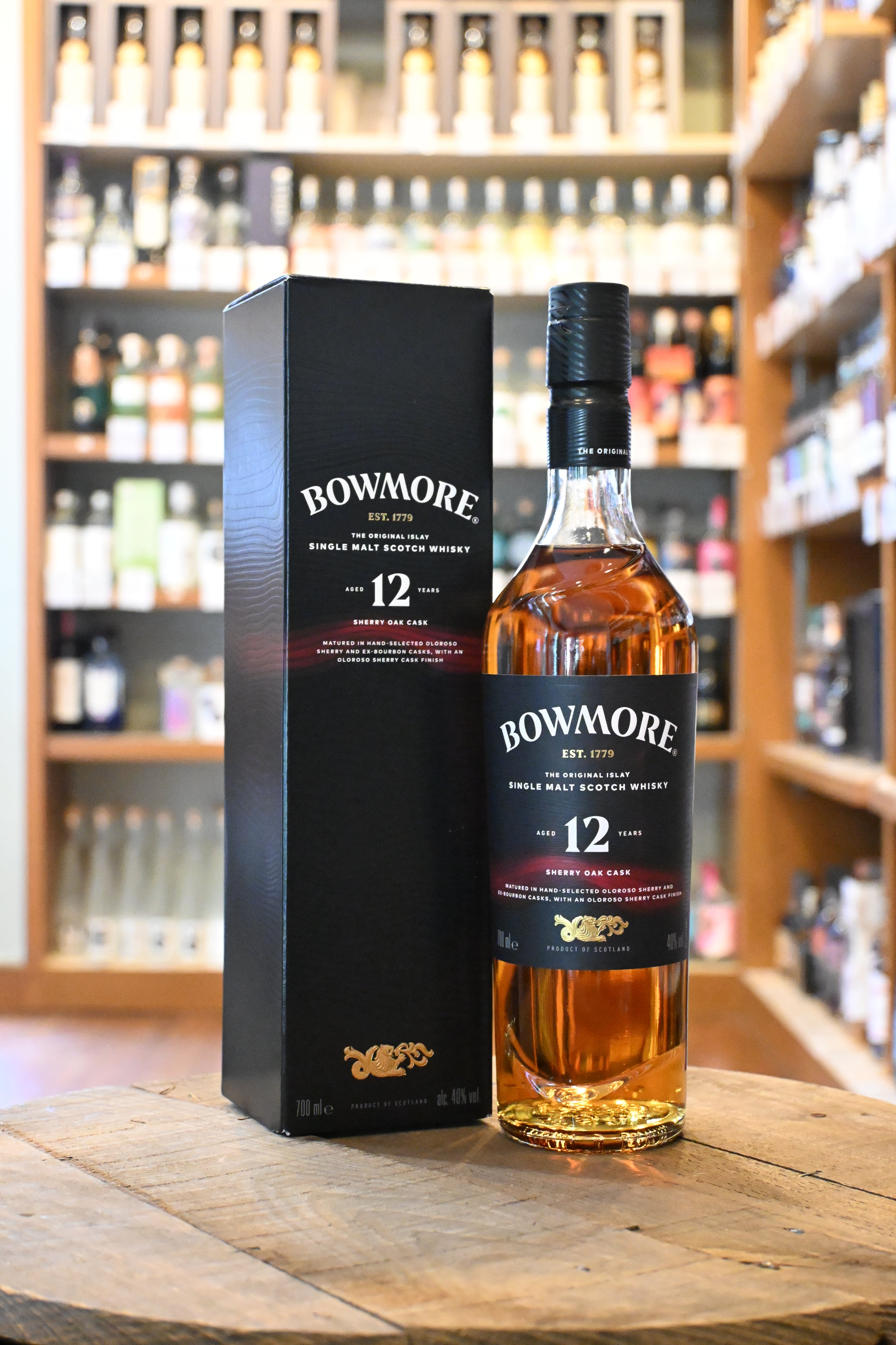ボウモア 12年 シェリーカスク BOWMORE AGED 12 YEARS SHERRY OAK CASK