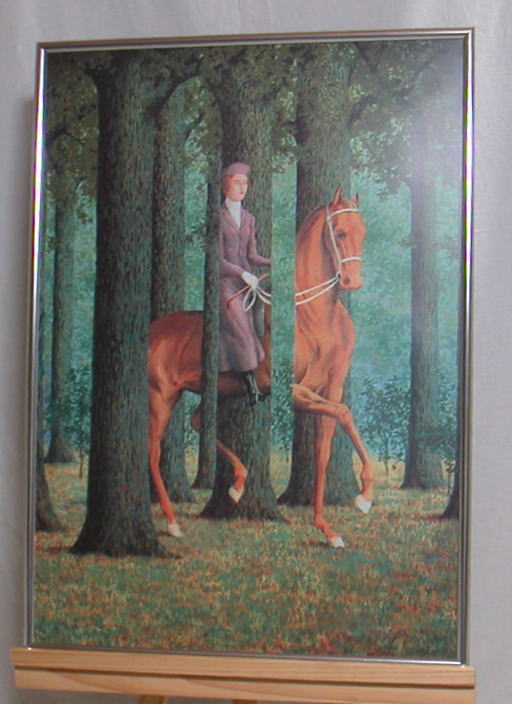 ルネ マグリット 白紙委任状 アートパネル ワシントン ナショナル