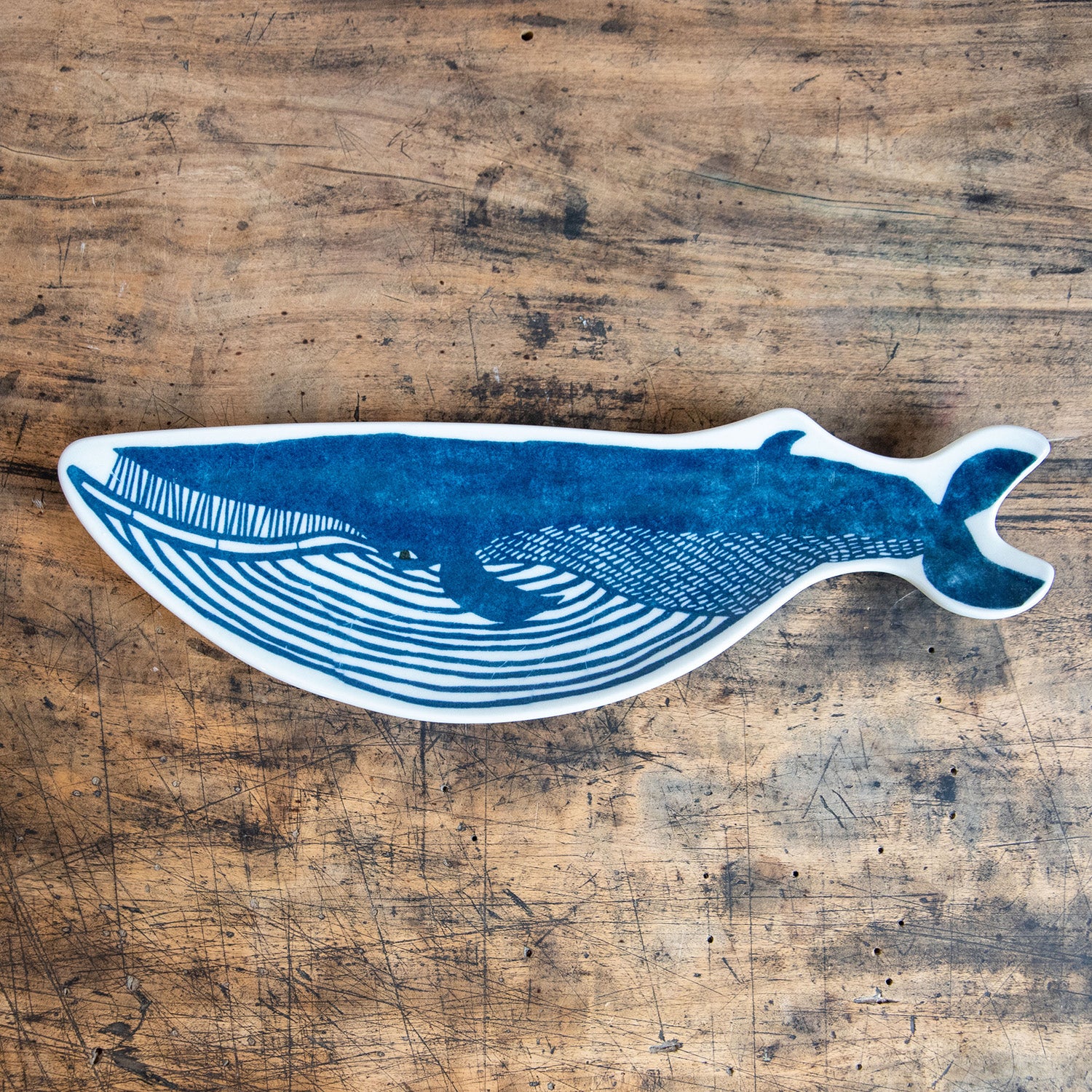 KATA KATA/カタカタ 倉敷意匠計画室 印判手 長皿 クジラ