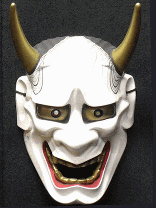 能面 LED白般若（しろはんにゃ）