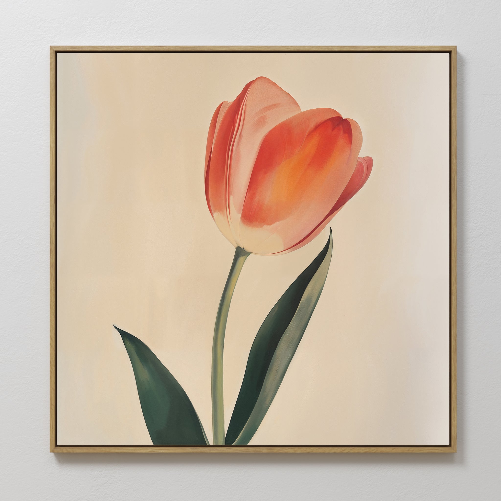 Blush Tulip Canvas Art – Nordic Park