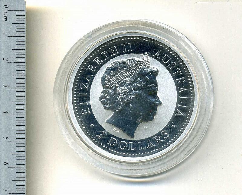 オーストラリア 2オンス銀貨 2000年 2ドル 龍年 – 野崎コイン