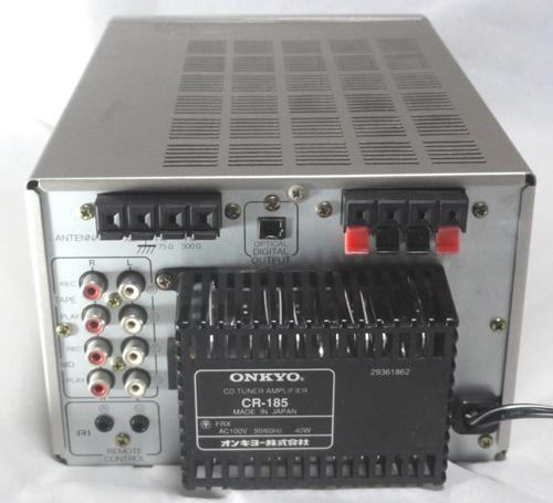 オンキョーCR-185Ⅱ CDチューナーアンプ(ジャンク)ステレオカセット