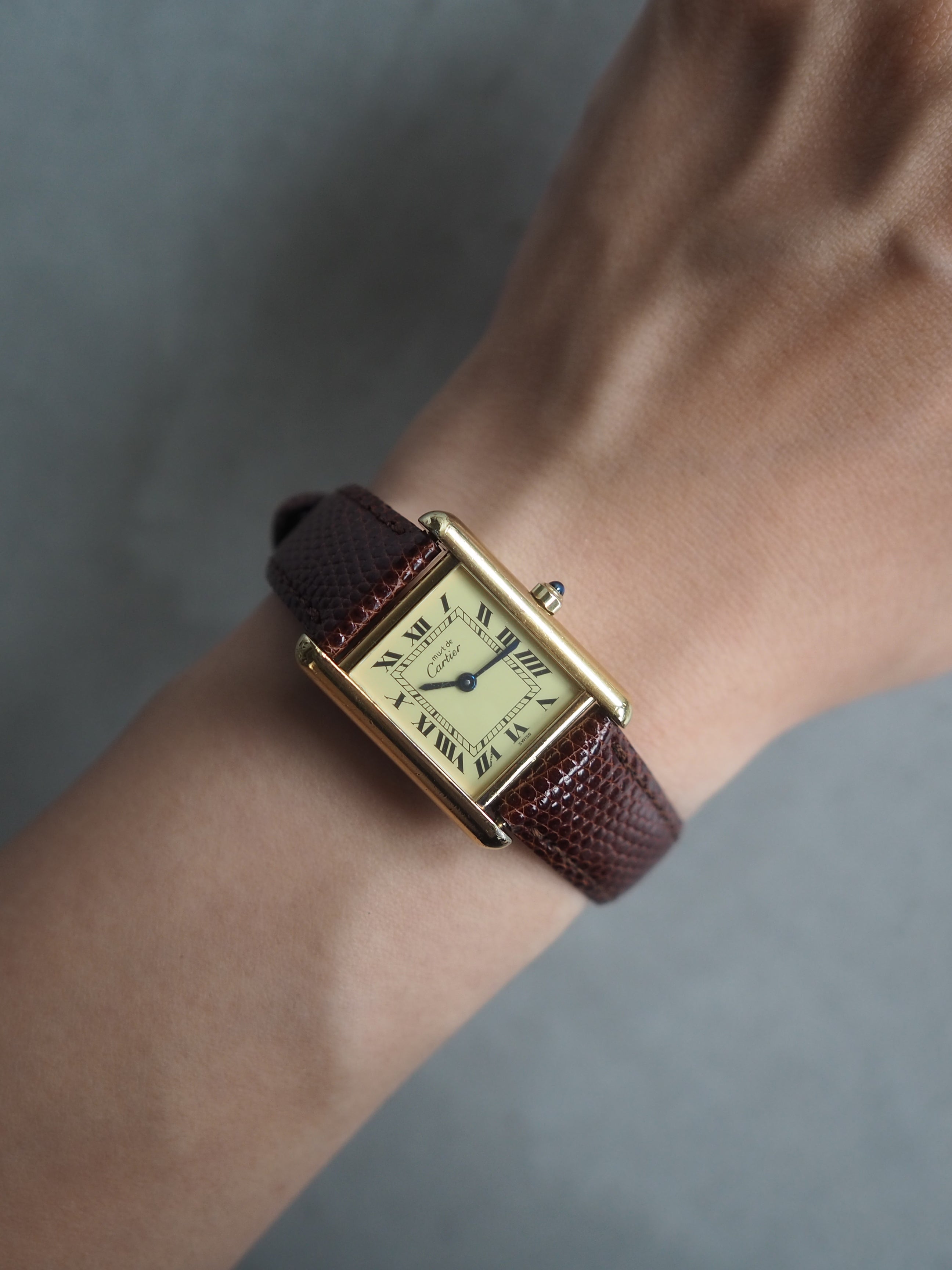 Cartier カルティエ must de Cartier レザーベルト 未使用 カルティエ