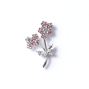 フォクシーさくらブローチ銀座限定アンティーク調FOXEY クリスタル