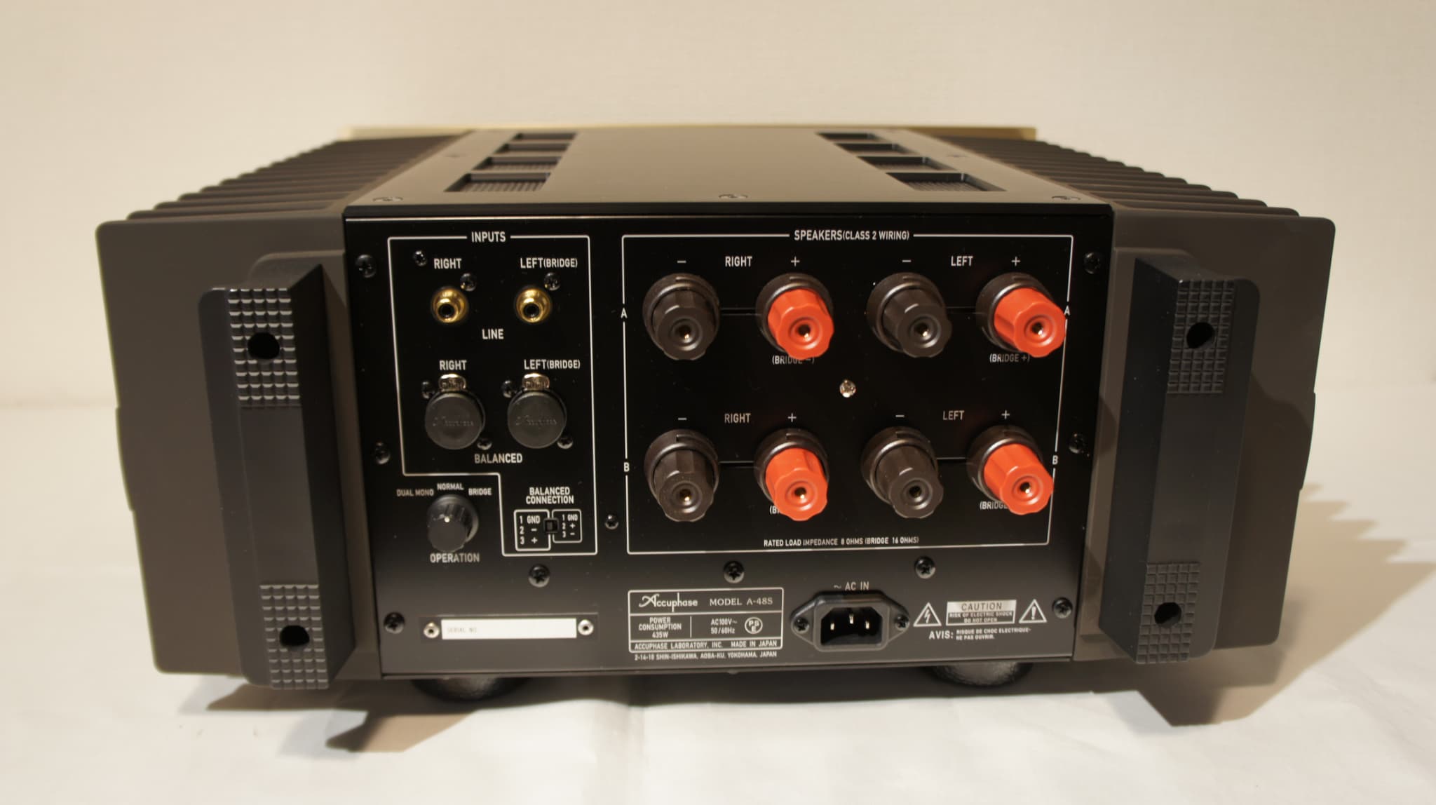 Accuphase アキュフェーズ A-48S パワーアンプ｜CAVIN 大阪屋 札幌