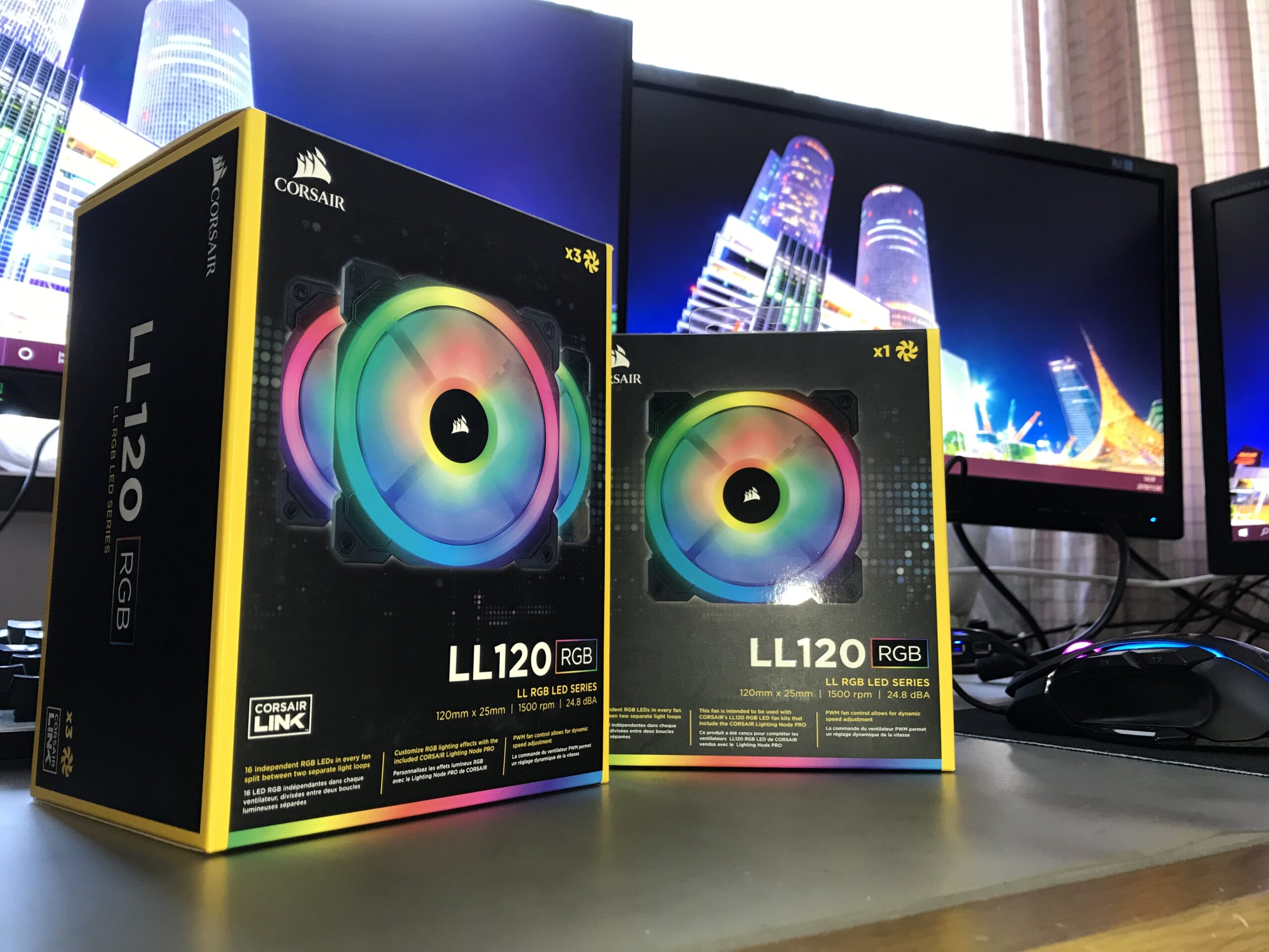 圧倒的存在感】CORSAIR LL120 RGB半年使用レビュー