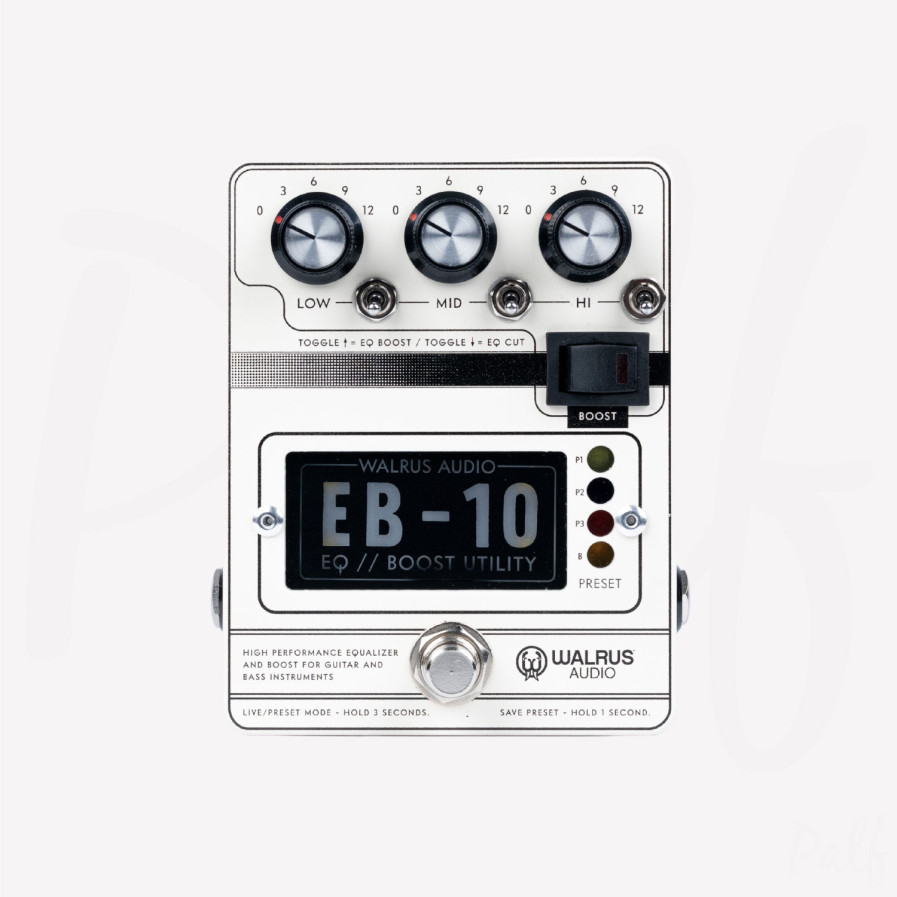 La Walrus EB-10 Black, un préamp/EQ pour donner vie à l'ampli