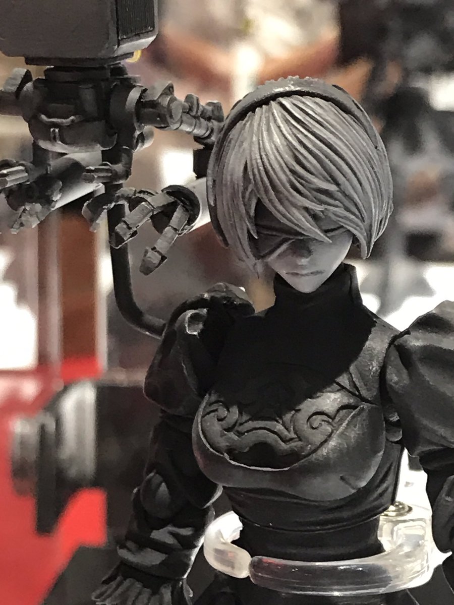 ニーアオートマタ ブリングアーツから2B&機械生命体の原型が初展示です