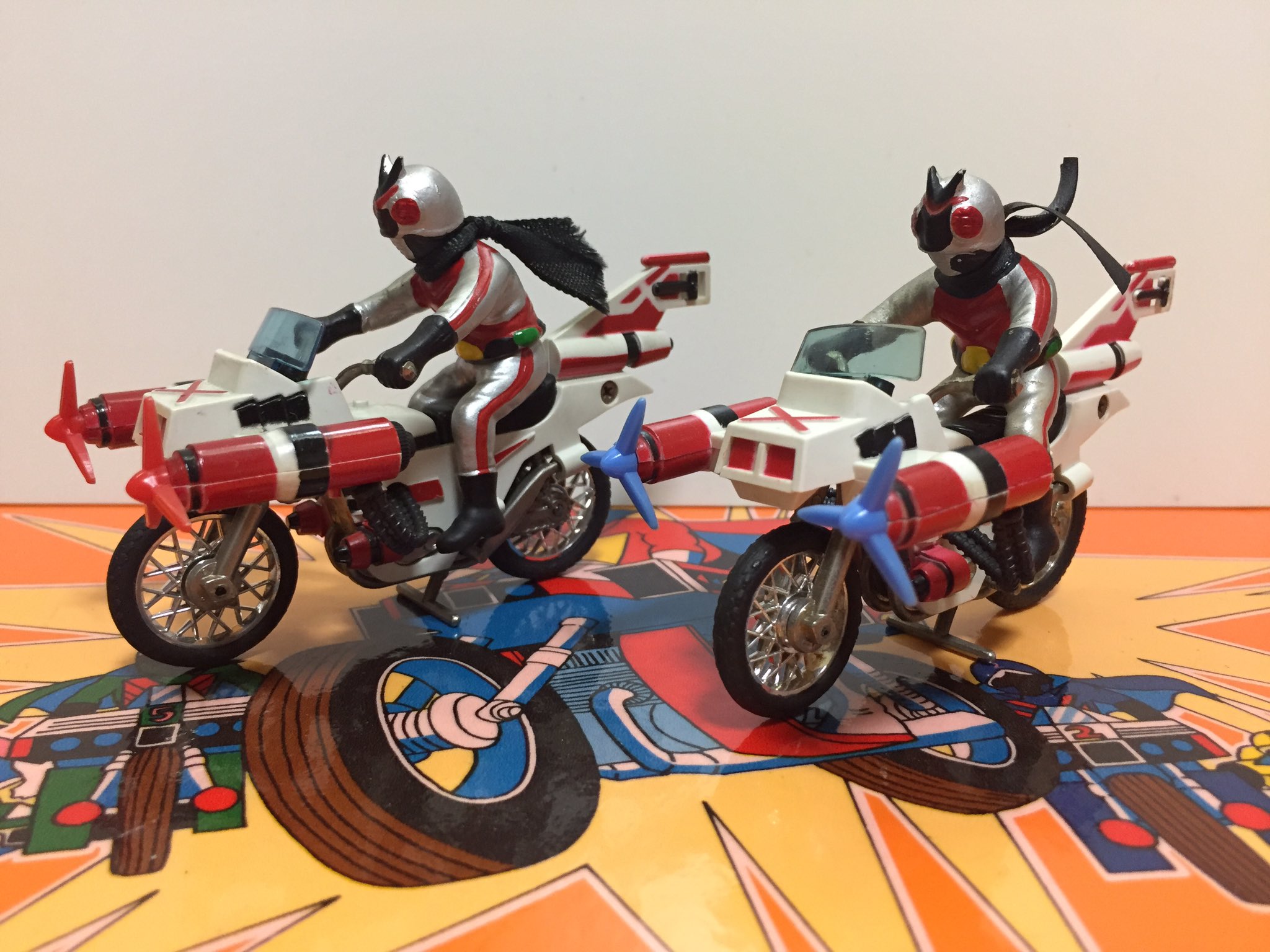 仮面ライダーX ポピニカ クルーザー バイク 当時物 ヴィンテージ