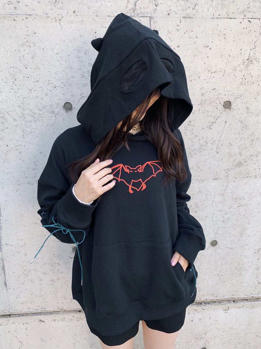 米津玄師 こうもりパーカーMバット柄フード付きスウェット長袖ツアー