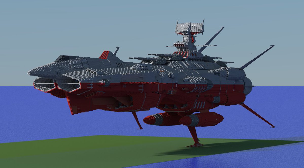 前衛武装宇宙艦 ZZZ-0001 宇宙戦艦アンドロメダ改 ＃minecraft #宇宙