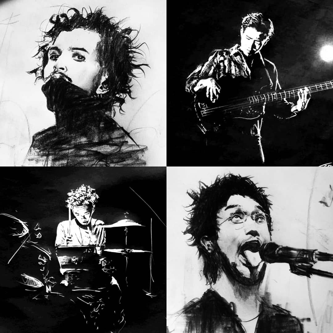 King Gnu 井口理 直筆サイン入り写真 キングヌー 常田大希 新井和輝